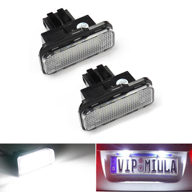 License Plate Lights for Cross-Border Supply, Suitable for Tesla Model S LED License Plate Light Modification