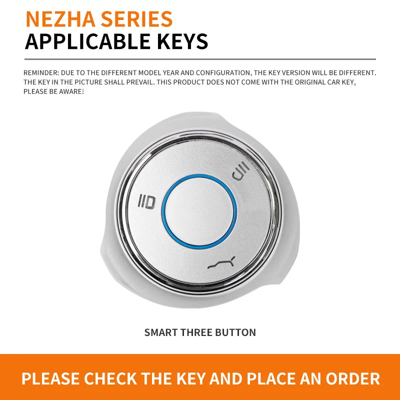 GPRGIT Car Logo Zinc Alloy Car Key Case Cover for NETA v Nezha U Nezha NO1 NETA V Hot Selling Keyless Protector Keychain Accessories