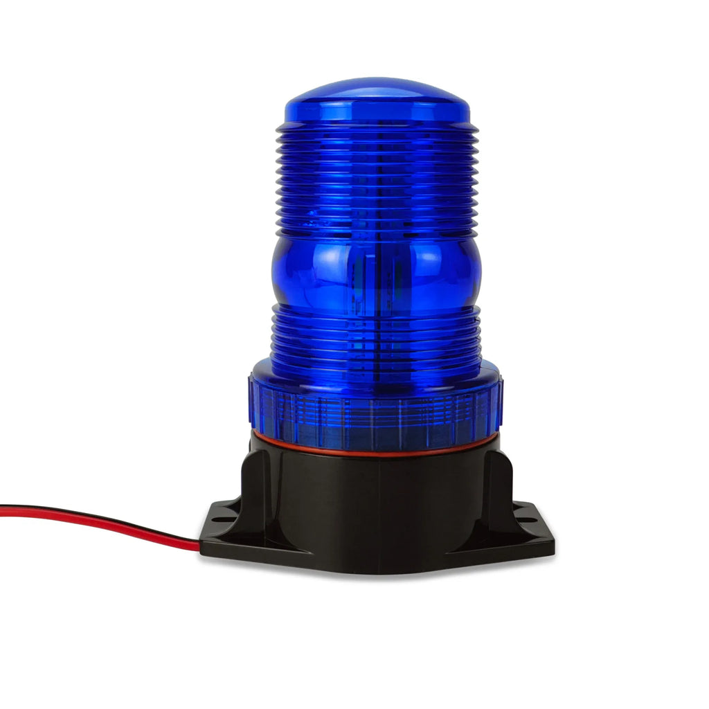 High Quality 12-110V LED Yellow Flash Beacon Warning Strobe Light Auto Exterior Lighting for Heavy Duty Tractor Forklift Warning