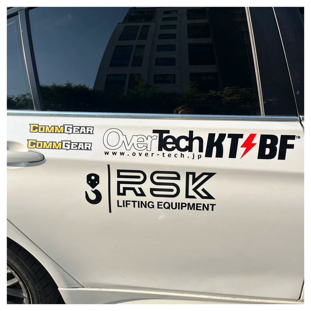GPRGIT PVC UV-Resistant Custom Car Body Window Transfer Decal Sticker (YT0812)