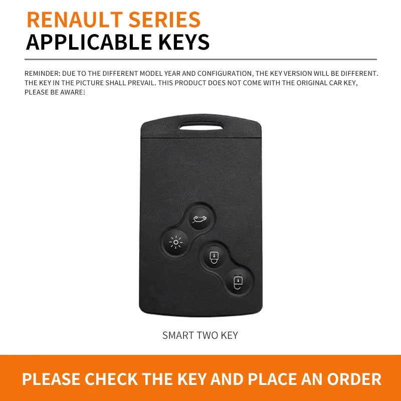 GPRGIT Zinc Alloy Car Key Case Cover for Renault Duster Captur Clio Logan Megane 1 2 3 Koleos Scenic Protector Accessories Keychain