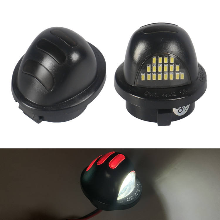 Suitable for Ford F150 Pickup Truck License Plate Light — Red and White Dual-Color F250/F350 LED License Plate Light