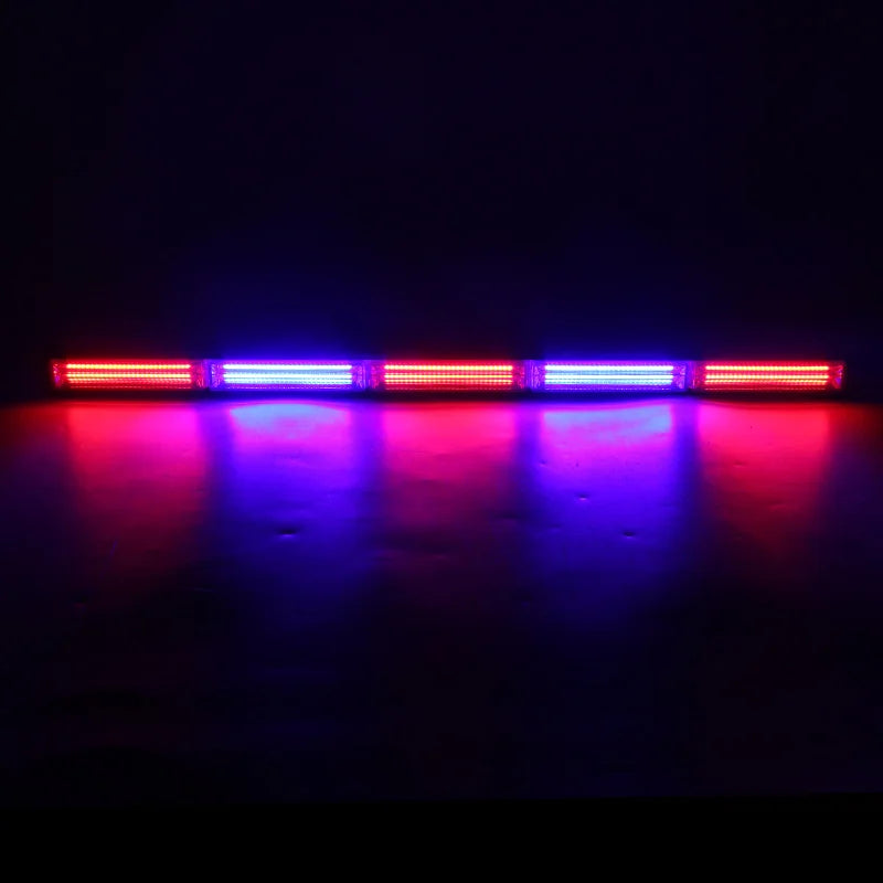 29inch Vehicles COB Warning Strobe Lightbar Multicolor Flashing DRL Lights Bar LED Flash Emergency Work Lights for Trucks