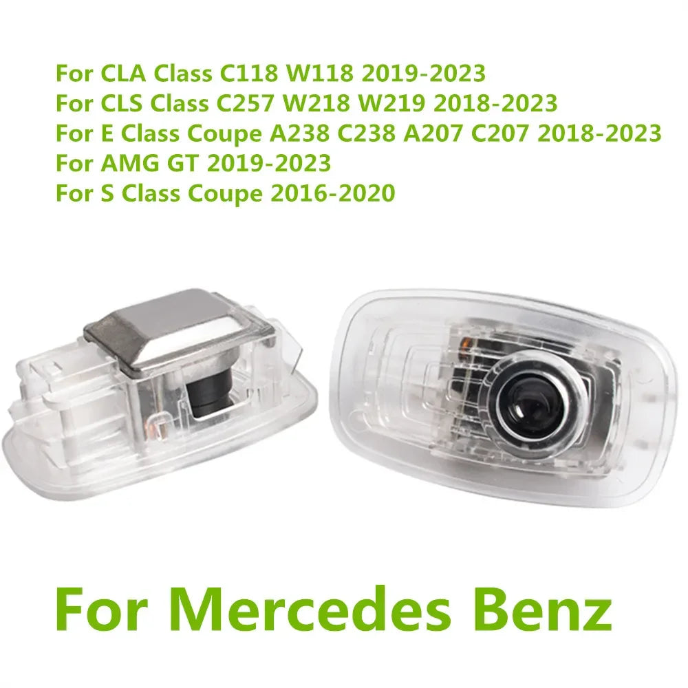 GPRGIT Mercedes-Benz CLS CLA E Coupe S Class AMG GT W222 W238 257 LED Car Door Logo Welcome Light Laser Projector Ghost Lamp