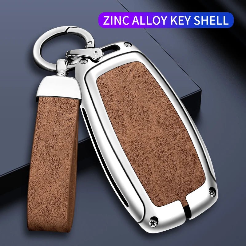 GPRGIT New Car Custom Logo Alloy Key Case Cover for Subaru BRZ XV SV Forester Legacy Outback Crosstrek Impreza WRX Ascent Accessories