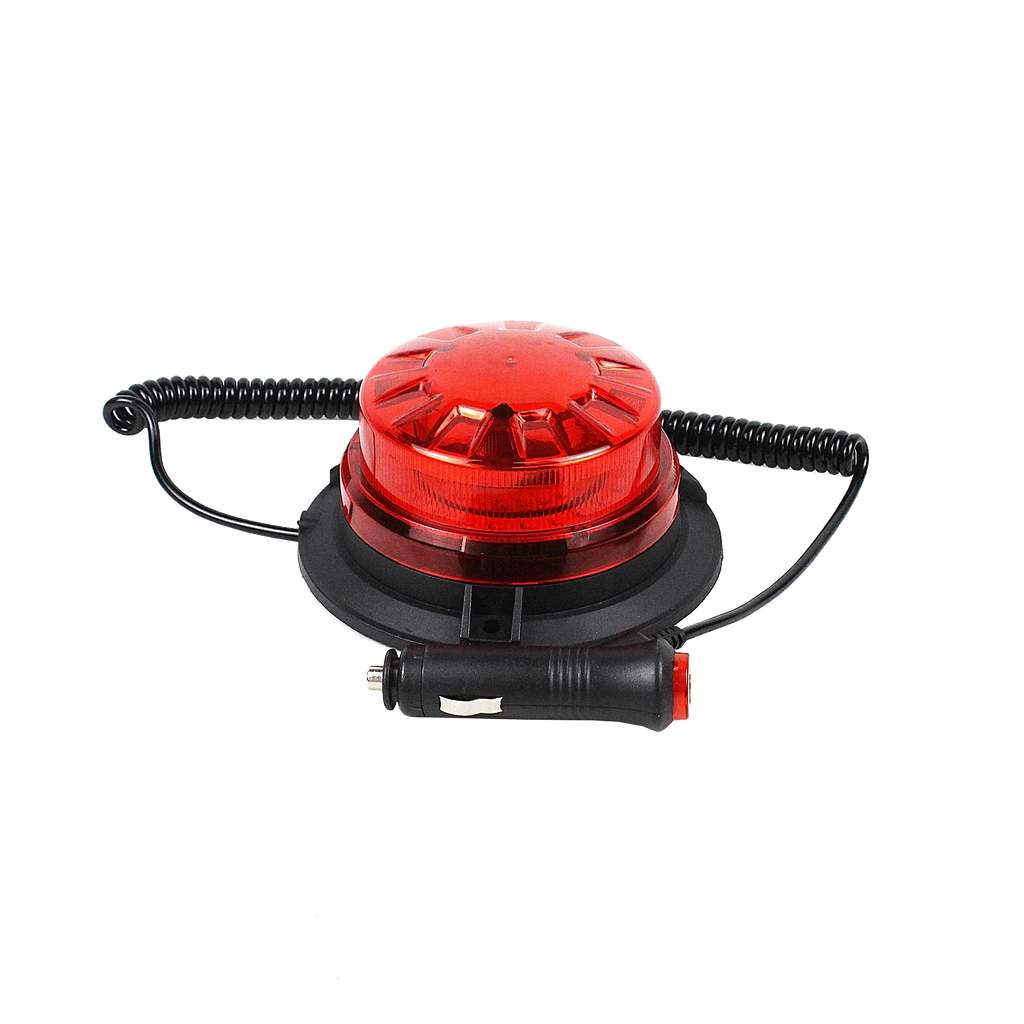 New 12V 24V LED Warning Strobe Light Magnet Flashing Beacon for Truck Trailer School Bus