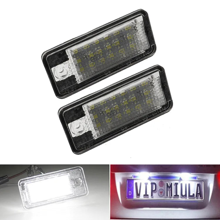 LED License Plate Light for Audi A3 / A4 / A6 / A8 / Q7 / RS4 / RS6