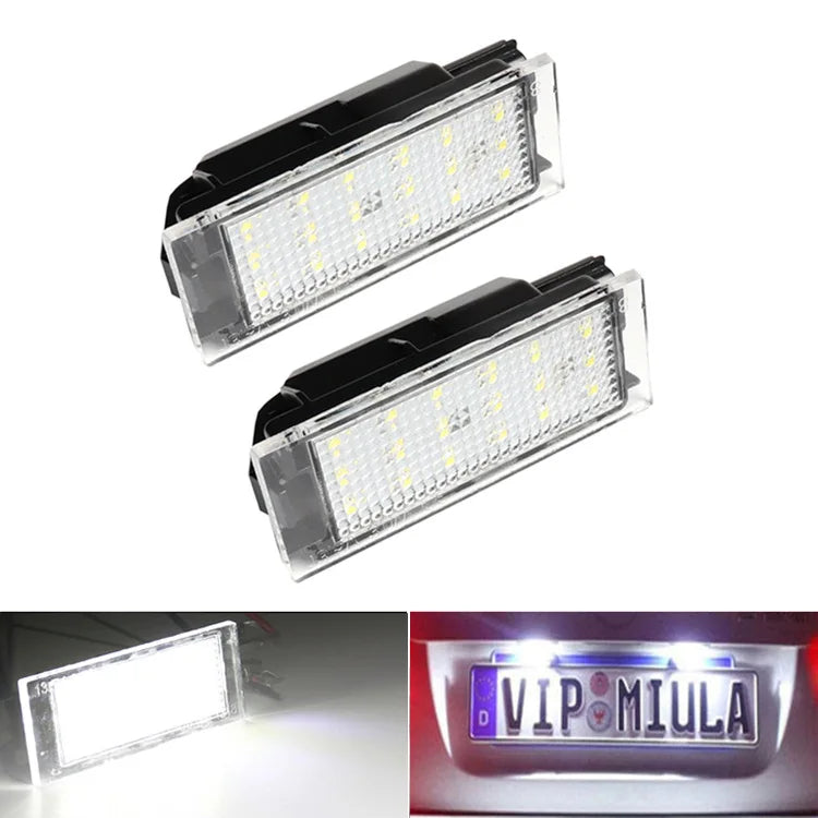 LED License Plate Light for Renault Clio & Laguna - Cross-Border Supply