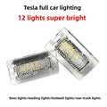 LED Interior Light Kit for Tesla Model X / S / 3 - Door, Welcome, Footwell, Front/Rear Trunk & Ambient Lights