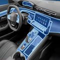 For Peugeot 508L 20-25 Models Dashboard Multimedia GPS Console Navigation Transparent Anti-Scratch Protection Film