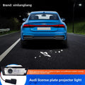 Audi License Plate Projection Light for A6L A4L Q5L Q2L Q3 Q7 A1 A3 A5 Trunk Modification Decoration
