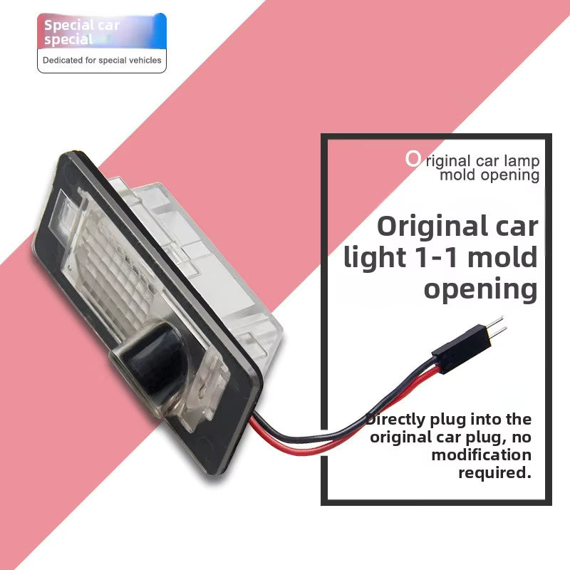 Suitable for BMW 5 Series 1/3/4/X1 X3 X5 X6 M3 M4 License Plate Light, Projection Light, Trunk Plate Light