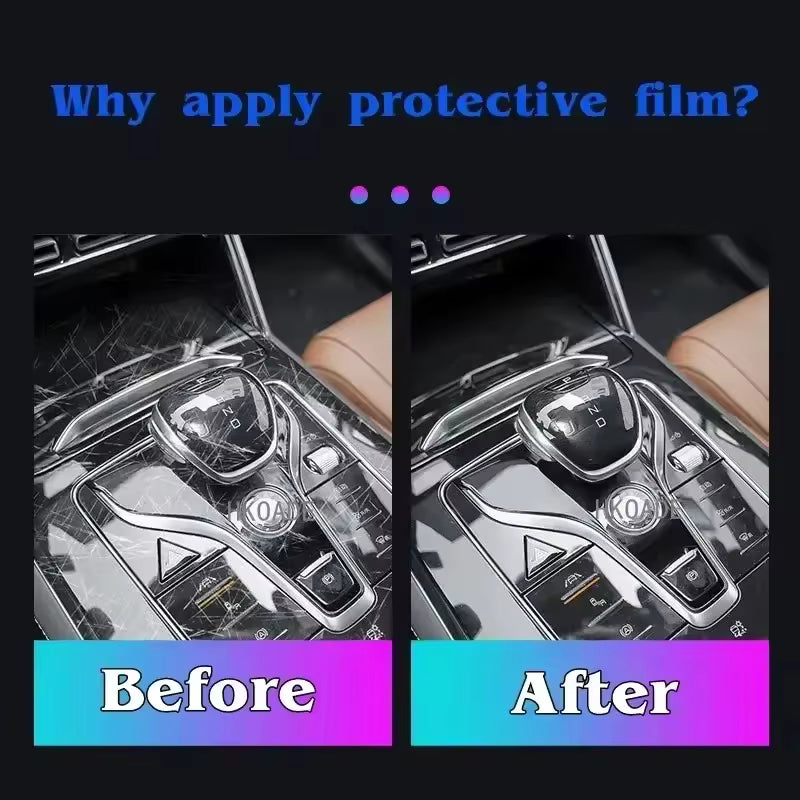 For Peugeot 508L 20-25 Models Dashboard Multimedia GPS Console Navigation Transparent Anti-Scratch Protection Film