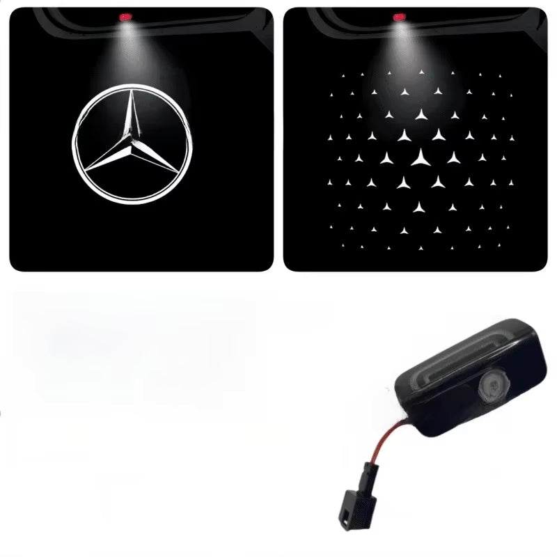 Suitable for Mercedes-Benz C-Class E-Class S-Class E260L E300L GLC GLB Dynamic Welcome Light (Door Light, Non-Blue)