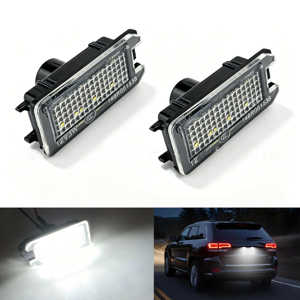 Cross-border, suitable for Jeep Grand Cherokee, Fiat 500, Dodge Viper license plate light