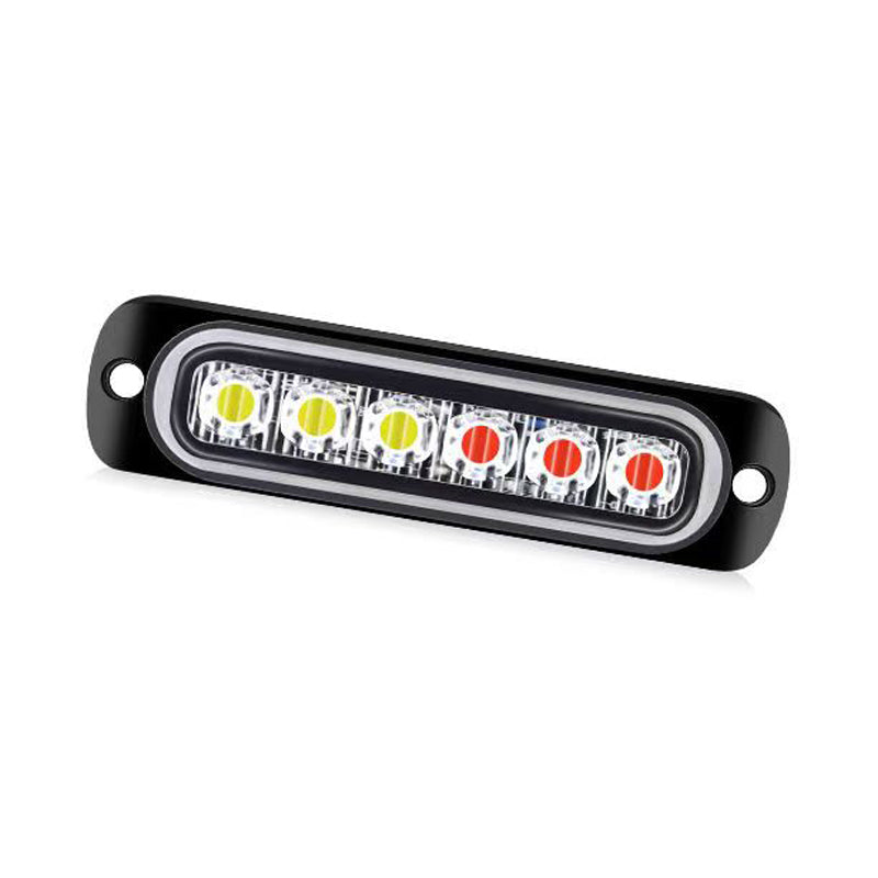 Car Lights 12V 24V 6SMD Car Boat Truck Warning Flashing Light Driving Fog Lights Emergency Strobe Lights