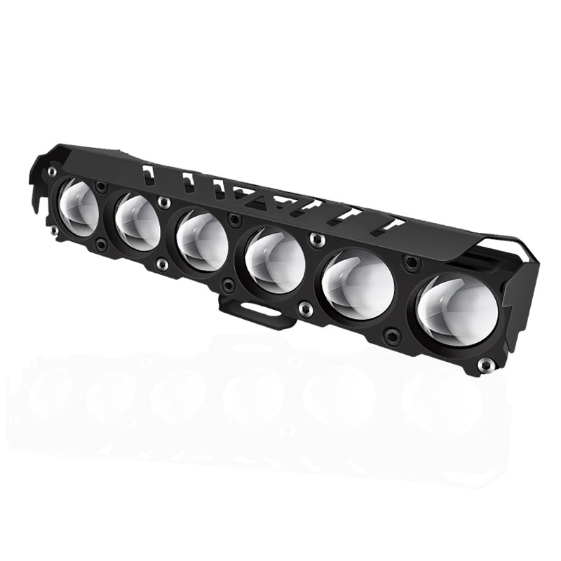 4 Modes Motorcycle Spotlights Led Auxiliary Light Lens Headlight Driving Lights 5064 Lamp Beads Work Light Fog Lamp Bulb