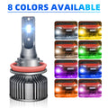 Universal 1:1 50W CSP LED Headlight Multi-color | Bombillas LED Coche H7 H4 H11 9005 9006 9012 Silent Fan Auto Front Lamps