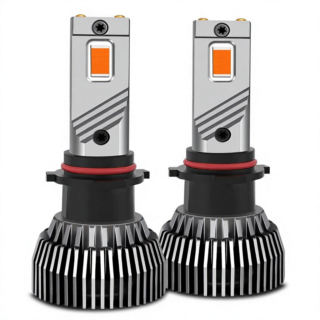 High Power 130W Amber LED Automotive Fog Lamps | CSP 3570 12V 24V Faros LED for H11 9005 9006 880 H1 H3 H7 PSX24W PSX26W P13W