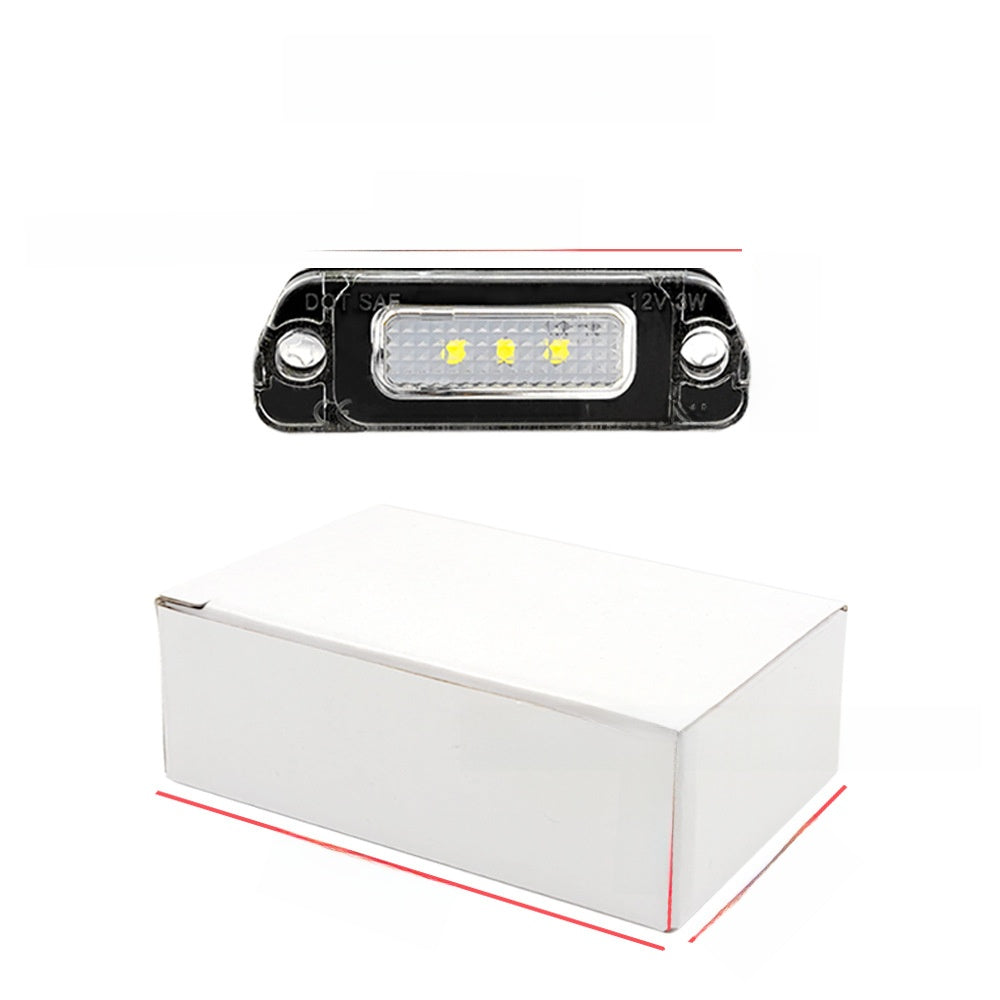 Suitable for Mercedes-Benz w164 x164 w251 license plate light, R-class, GL-class, ML-class decoder license plate light