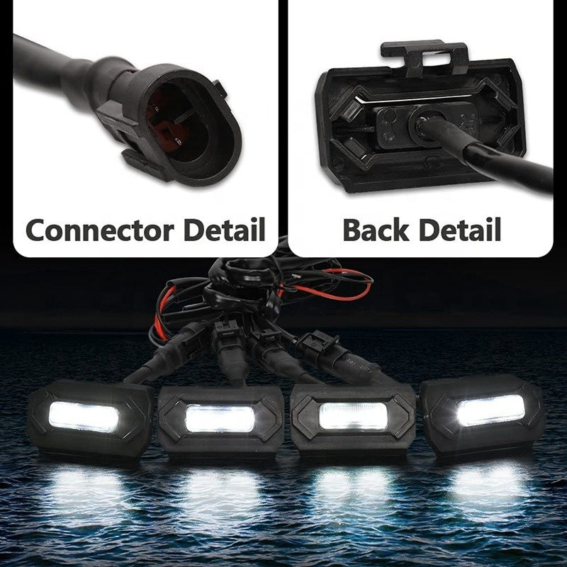 4 Pieces Suitable for Toyota Tacoma Grille Light Led 2020-2022 Daytime Running Lights Yellow White Fog Warning Light