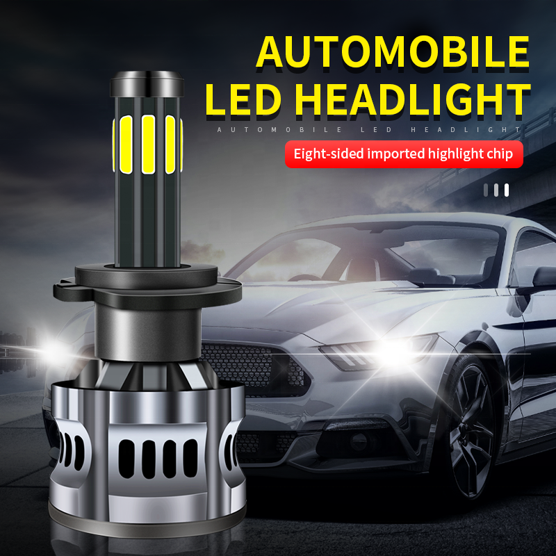 Car Headlights 4 6 8 10 Sides H1 H3 H7 H4 9005 HB3 9006 HB4 H8 H11 9012 LED Lights for Auto Headlamps of Fog Bulbs
