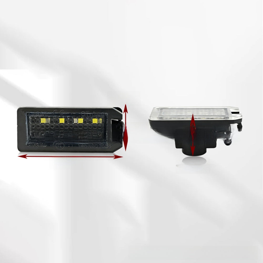 Cross-border, suitable for Jeep Grand Cherokee, Fiat 500, Dodge Viper license plate light
