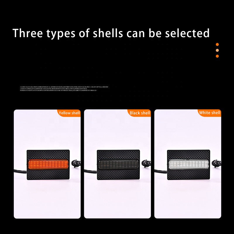 4pieces Car Grille Light Suitable for Toyota 4Runner TRD SR5 2025 Led DRL Yellow White Fog Warning Light