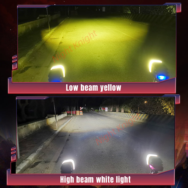 Motorcycle Spotlights With RPG Led Lens Headlight Driving Lights Work Light Fog Lamp Bulb for Car Truck