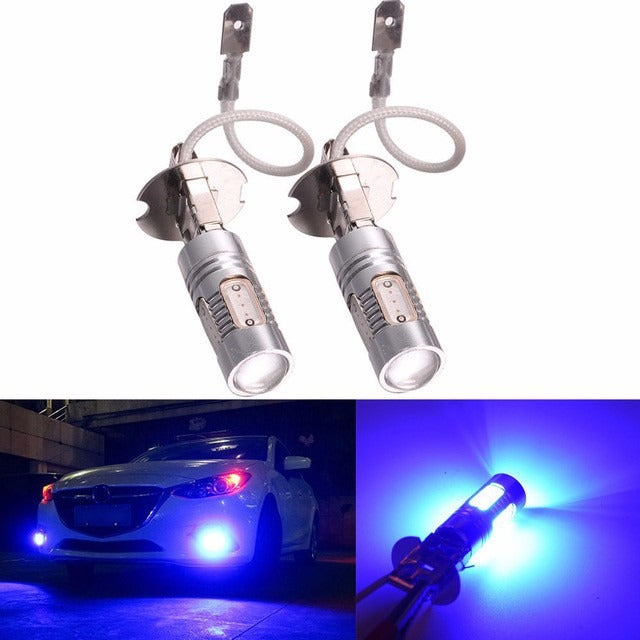 24V for Truck H3 Fog Light 7.5W High Power LED Super Bright Fog Lamp COB 6000K White