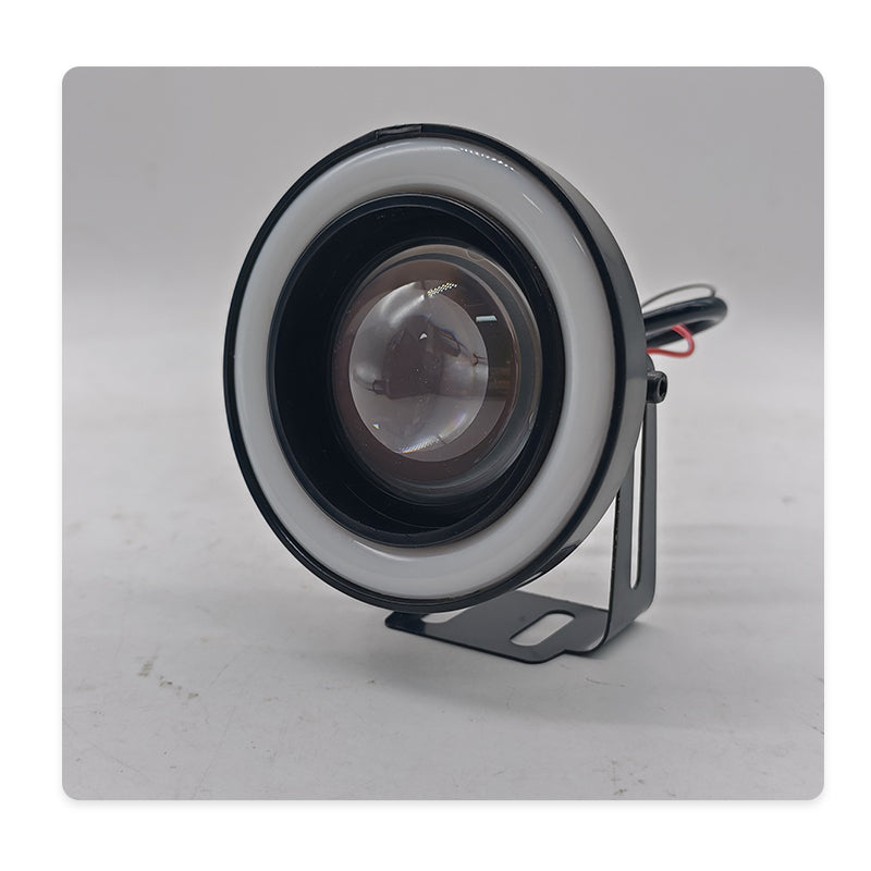 1 Pair Car LED Fog Lamp With Angel Eyes Lamp Fog Light DC12V Headlight Cob 2.5 Inch 3 Inch 3.5 Inch DRL