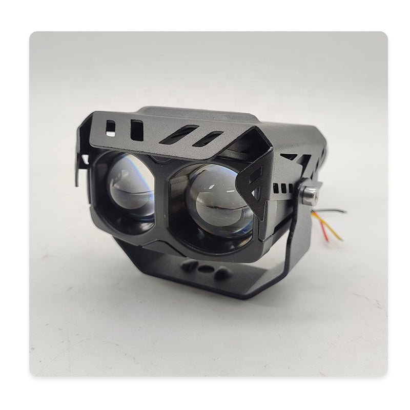 5 Modes Motorcycle Spotlights With BlueDRL Headlight Driving Lights Auxiliary Light Work Light Fog Lamp Bulb for Car Truck