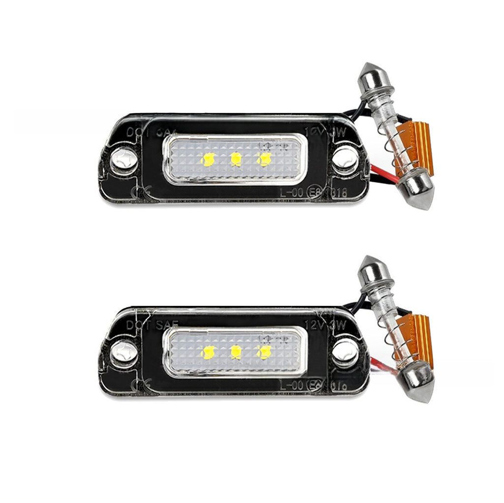 Suitable for Mercedes-Benz w164 x164 w251 license plate light, R-class, GL-class, ML-class decoder license plate light