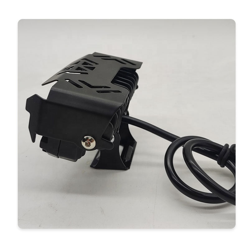 3 Mode Motorcycle Spotlights With Red DRL Led Auxiliary Light Headlight Mini Driving Lights Work Light Fog Bulb for Car Truck