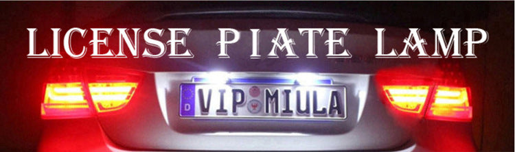 Cross-border exclusive LED license plate light for Peugeot Citroen 206/207/307/308/C3/C6