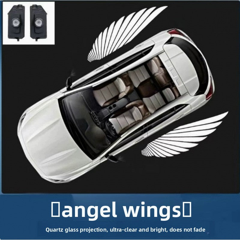 Mercedes-Benz Rearview Mirror Welcome Light for New E-Class, GLC/S-Class, AMG/C-Class Coupe/EQC Car Carpet Projection Light