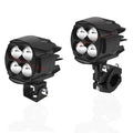 Motorcycle Spotlights Led Lens Headlight Driving Lights Auxiliary Light Work Light Fog Lamp For Car Truck