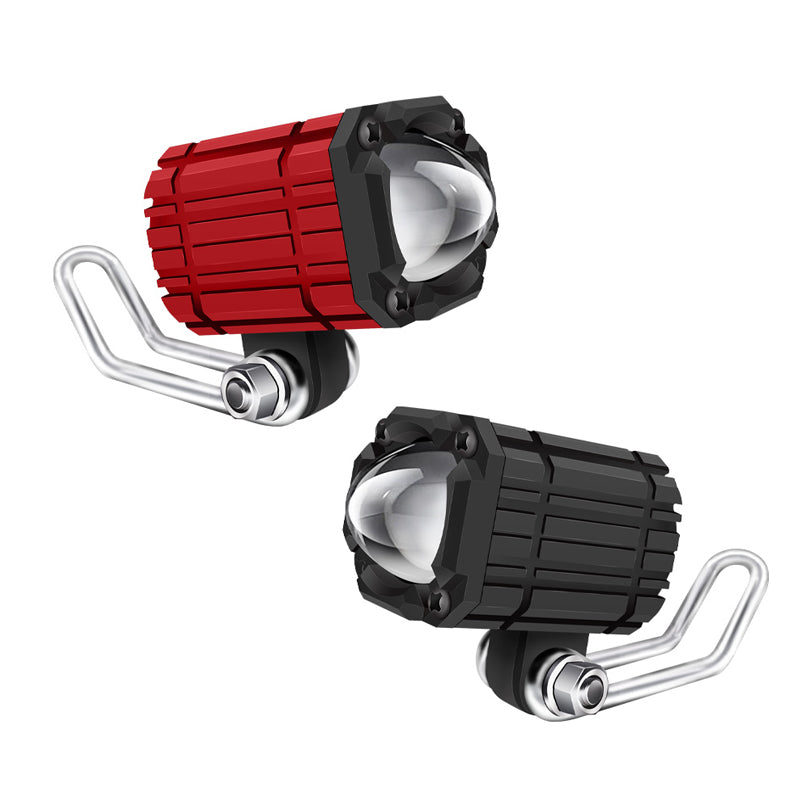 Motorcycle Spotlights Led Lens Auxiliary Headlight Driving Lights Work Light Fog Lamp Car Truck Suv Aty Bulb