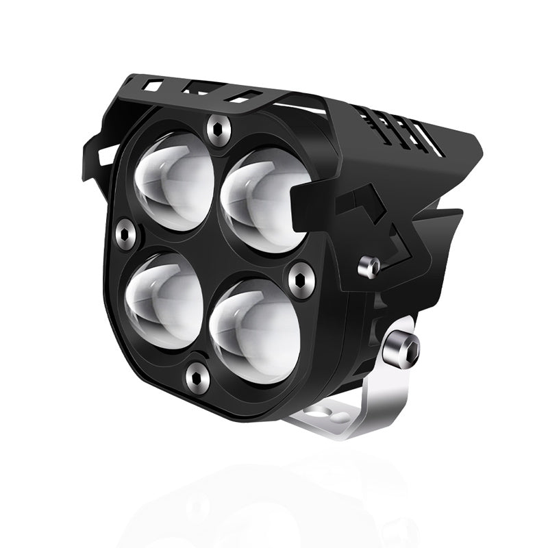 4x4 Motorcycle Spotlights With Drl Led Headlight Clover Driving Lights Work Light Fog Lamp For Car Truck Aty