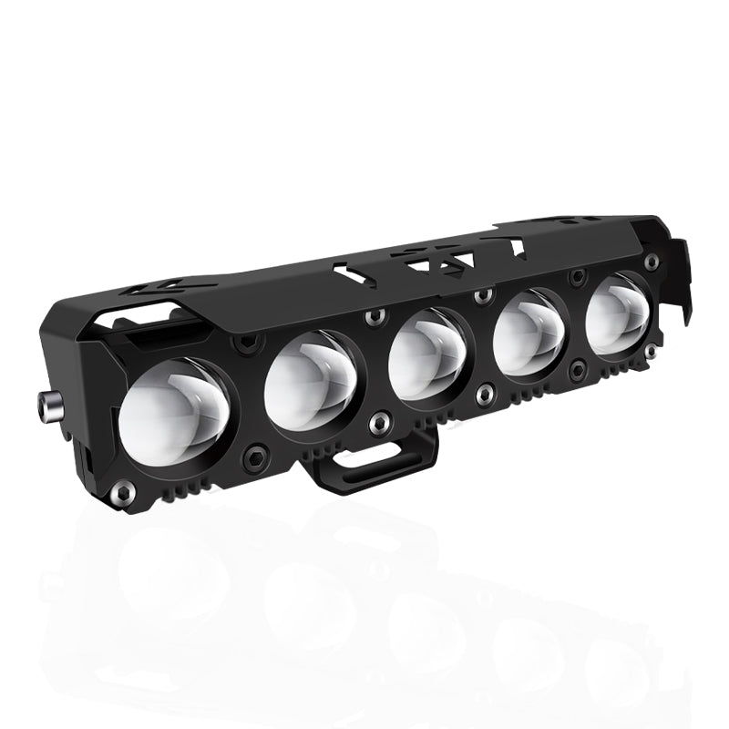5 Lens Motorcycle Led Spotlights Headlight Driving Lights Auxiliary Light Work Light Fog Lamp Bulb For Car Truck