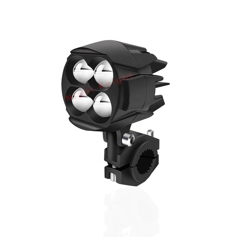 Motorcycle Spotlights Auxiliary Light Led 4 Lens Headlight Driving Lights Work Light Fog Lamp For Car Truck