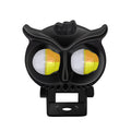 Motorcycle Spotlights Led Len Dual Color Auxiliary Light Headlight Driving Lights Work Light Fog Lamp Bulb For Car Truck Suv Aty