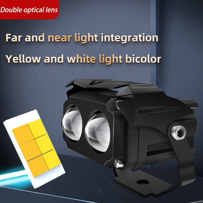 Motorcycle Spotlights Led Lens Headlight Auxiliary Light Driving Lights Work Light Fog Lamp Bulb For Car Truck Aty