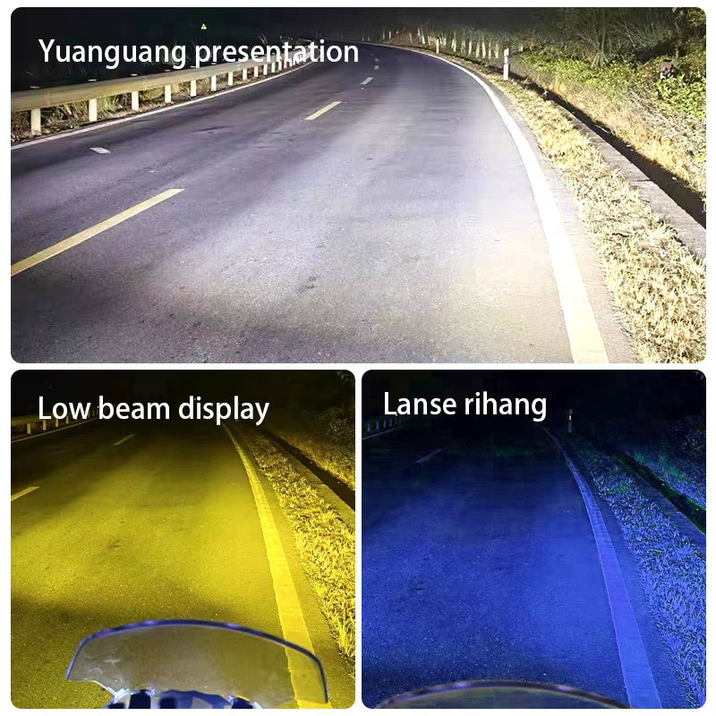4x4 Motorcycle Spotlights With Drl Led Headlight Clover Driving Lights Work Light Fog Lamp For Car Truck Aty