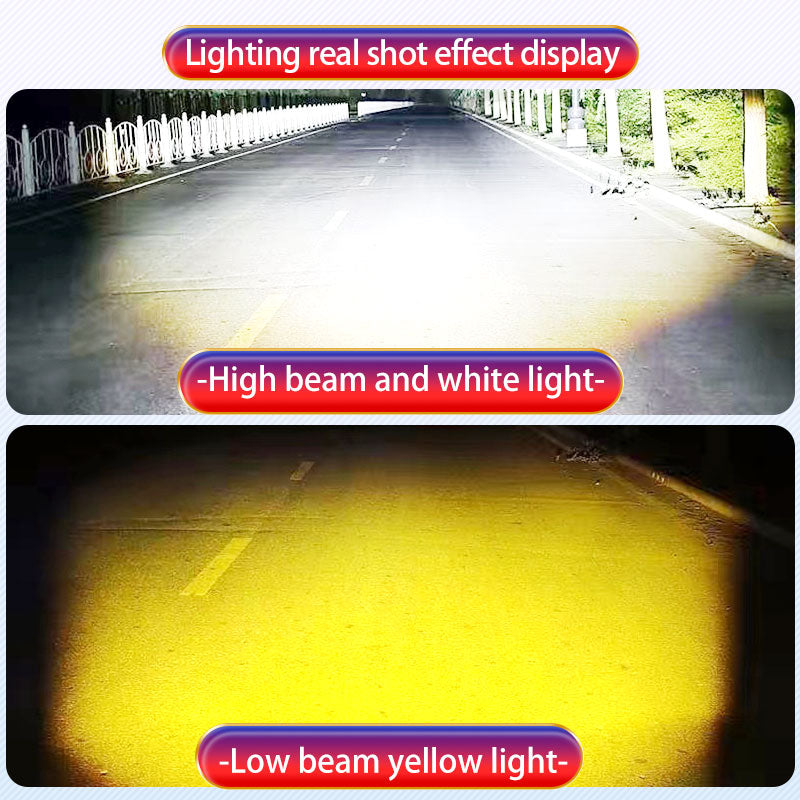 Motorcycle Spotlights Led Lens Headlight Driving Lights Auxiliary Light Work Light Fog Lamp Bulb Vehicle For Car Truck Suv Aty