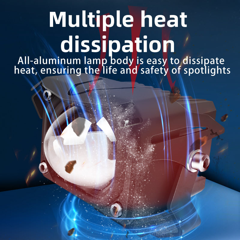 High Brightness Motorcycle Spotlights Led Auxiliary Light Headlight Driving Lights Work Light Fog Lamp Bulb For Car Truck Aty
