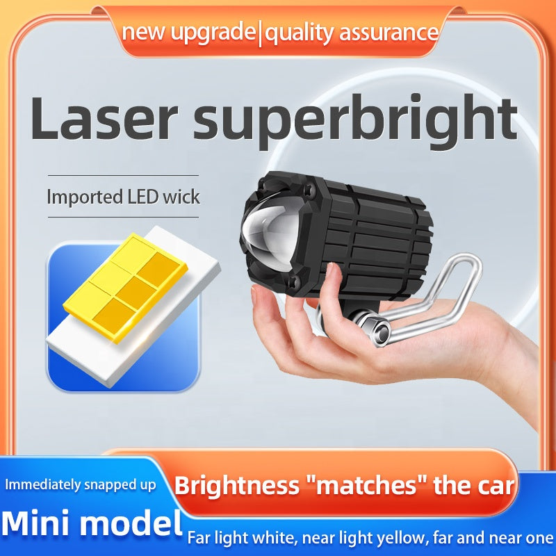 Motorcycle Spotlights Led Lens Auxiliary Headlight Driving Lights Work Light Fog Lamp Car Truck Suv Aty Bulb