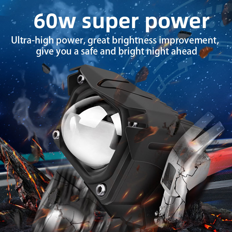 High Brightness Motorcycle Spotlights Led Auxiliary Light Headlight Driving Lights Work Light Fog Lamp Bulb For Car Truck Aty