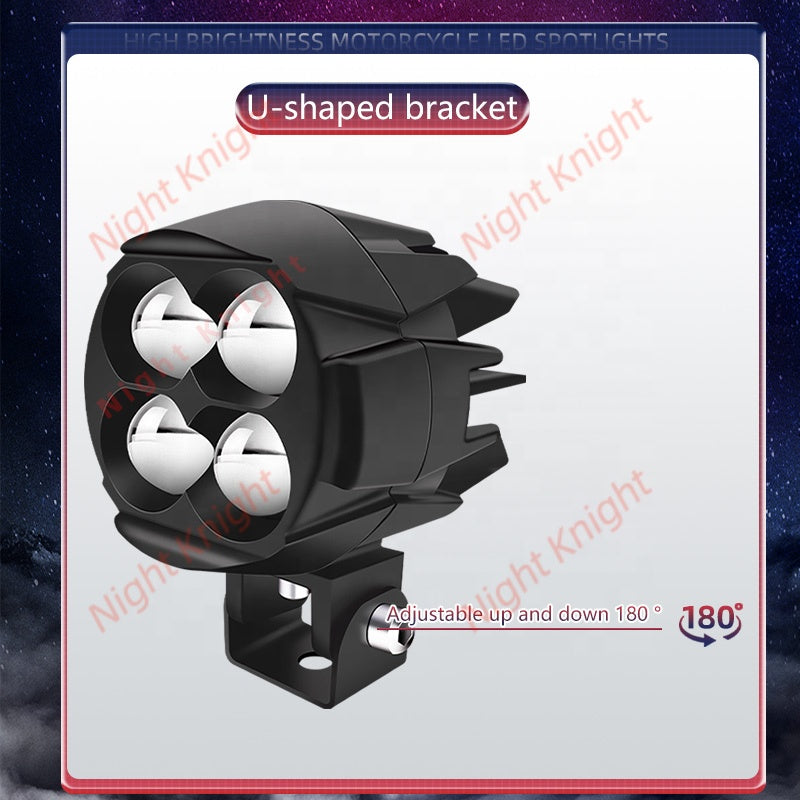 Motorcycle Spotlights Led Lens Headlight Driving Lights Auxiliary Light Work Light Fog Lamp For Car Truck